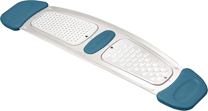 Rachael Ray Multi Stainless Steel Grater, Marine Blue - Image 3