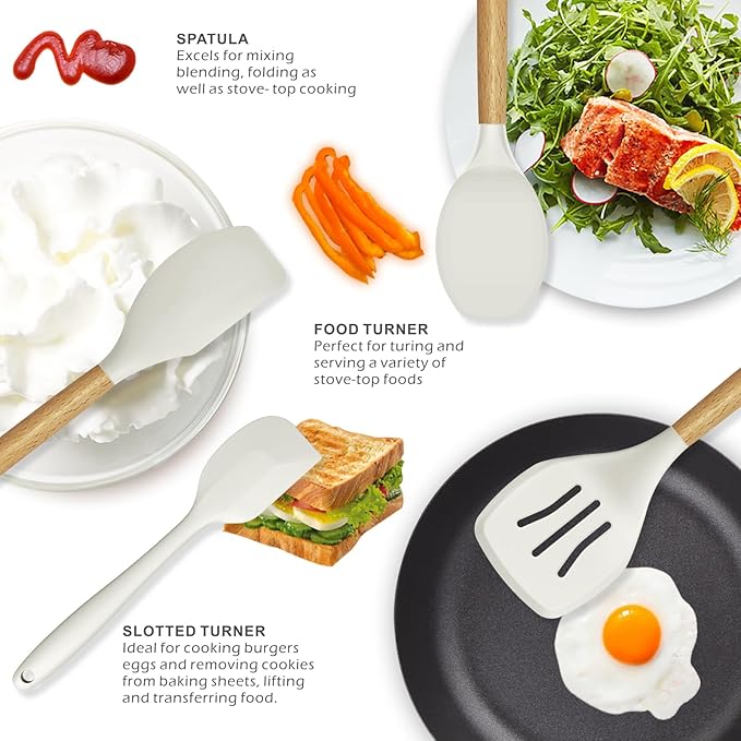oannao Silicone Cooking Utensils Set - Image 3