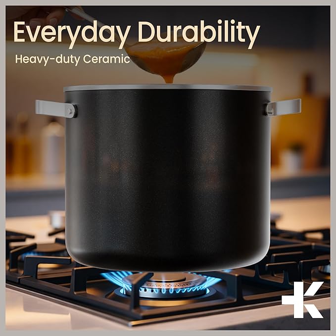 Bakken 16 Quart Ceramic Coated Stock Pot - Image 7