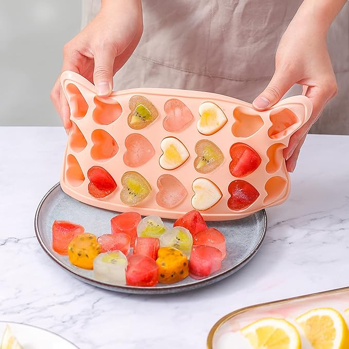 2 Pack Heart Shpaed Ice Cube Trays - Image 6