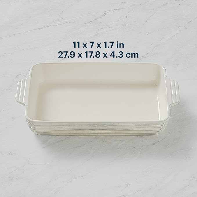 Pyrex 2QT Rectangular Ceramic Baking Dish - Image 4