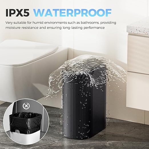 jinligogo 5 Gallon Bathroom Trash Can - Image 3