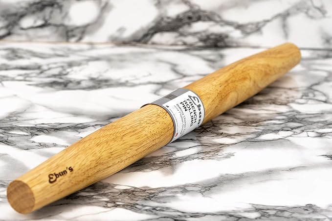 French Rolling Pin – 18 Inch Wooden Dough Roller - Image 6