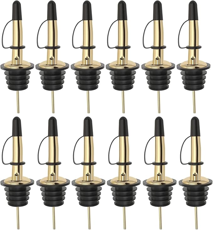 Pafusen 12 Pack Liquor Bottle Pourers, Liquor Pour Spout - Image 2