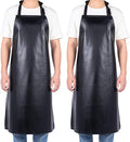 Homsolver 2 Pack Waterproof Rubber Aprons, Heavy Duty Butcher by Homsolver