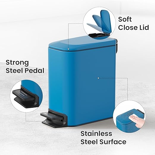 Cesun Small Bathroom Trash Can - Image 4