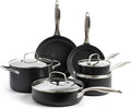 GreenPan Canterbury Hard Anodized Healthy Ceramic Nonstick, 10 Piece Cookware by GreenPan