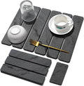 Small Stone Dish Drying Mat for Kitchen Counter, Foldable Water Absorbing by linidcoudhome