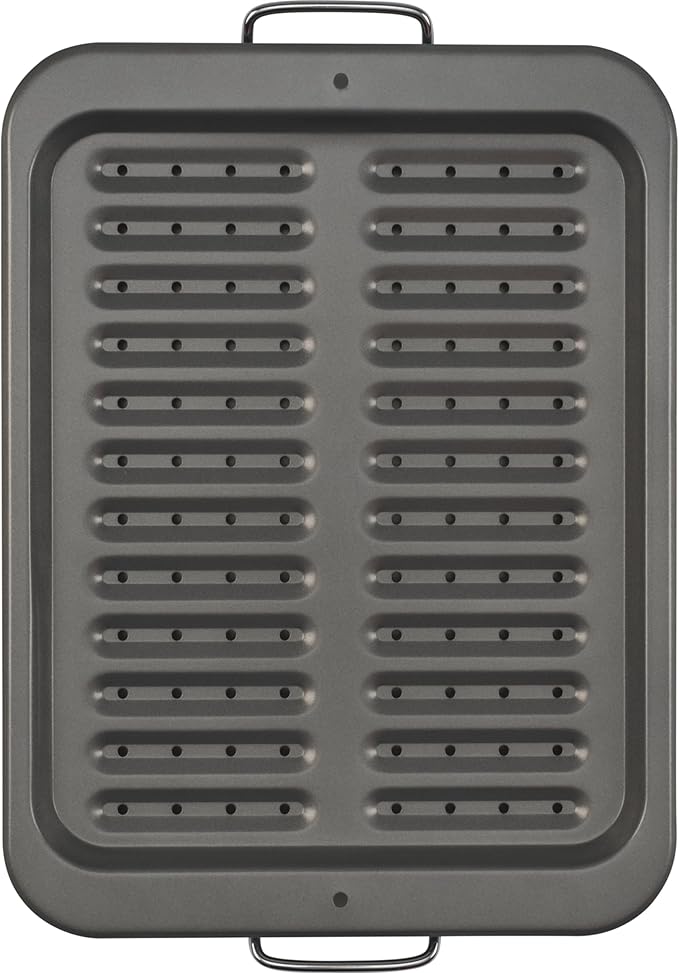 GoodCook Everyday Nonstick Steel Broiler Pan, 11.5" x 14.25" by GoodCook