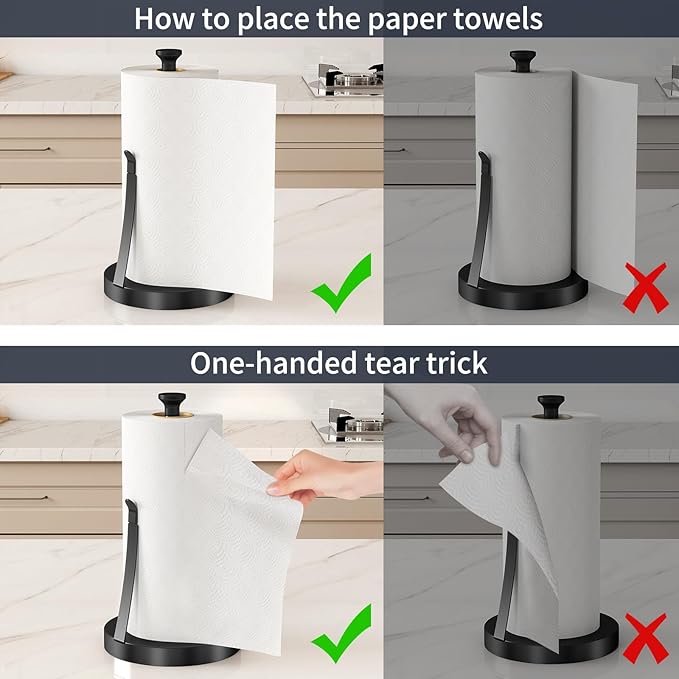 Jesginboo Countertop Paper Towel Holder - Image 5