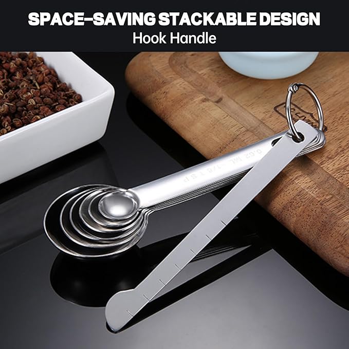 Tablespoon Measuring Spoons Set, Stainless Steel Measuring Spoons - Image 5