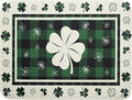 Giwawa Patrick Clovers Dish Drying Mat 18"x24" Lucky Shamrock Spring Leaf Dish by Giwawa