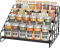 Bunoxea Spice Rack 4 Tier Kitchen Cabinet Organizer, Countertop Spice Rack by Bunoxea