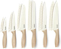 CAROTE 12PCS Knife set with Blade Guards, Granite Nonstick Ceramic Coating by CAROTE