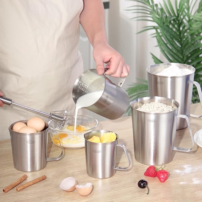 Newness Measuring Cup, Stainless Steel Measuring Cup - Image 8
