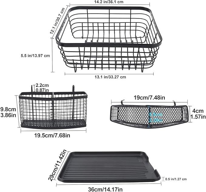 TQVAI Kitchen Dish Drainer Rack - Image 3