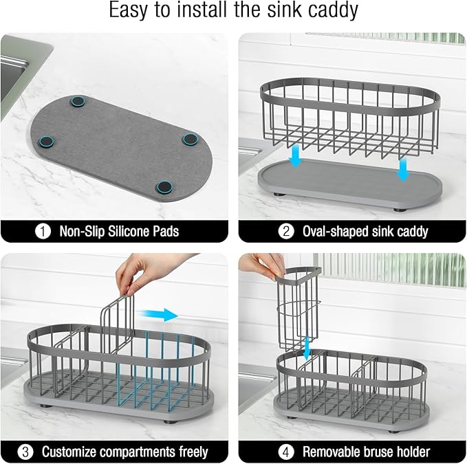 Sponge Holder for Kitchen Sink - Image 4