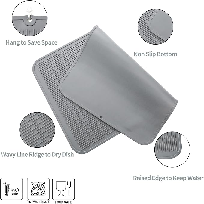 MicoYang Silicone Dish Drying Mat - Image 3