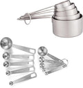 husMait Stainless Steel Measuring Cups & Spoons by husMait
