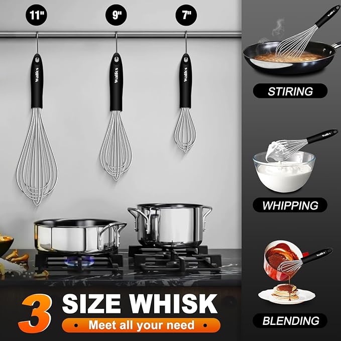 Stainless Steel Wire Whisk Set - Image 7