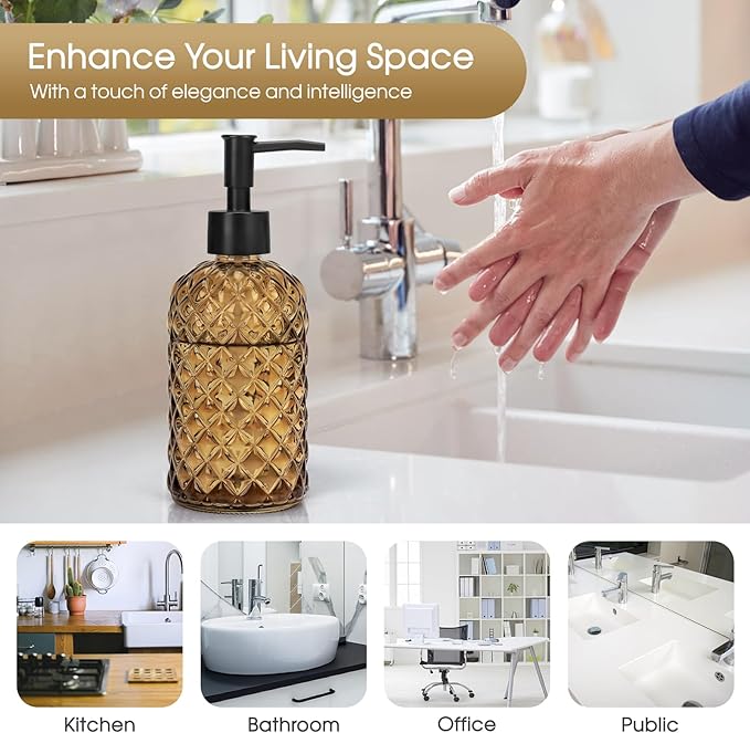 Topsky Gem Glass Soap Dispenser - Image 5