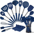 HOTEC 446°F Heat Resistant Silicone Kitchen Utensils, BPA Free Cooking Utensil by Hotec