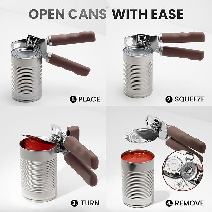 Zulay Kitchen Heavy Duty Stainless Steel Can Opener Manual - Image 6