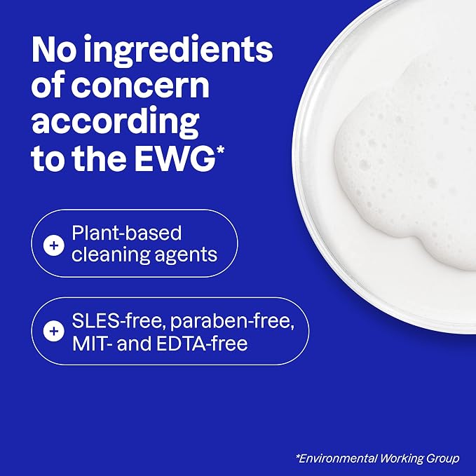 ATTITUDE Dish Soap, EWG Verified, Plant-Based & Vegan Dishwashing Liquid, Naturally Derived, Unscented, 23.7 Fl Oz