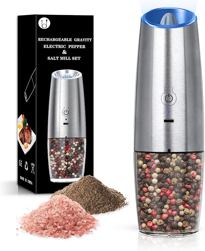 Rechargeable Salt And Pepper Grinder by Unknown