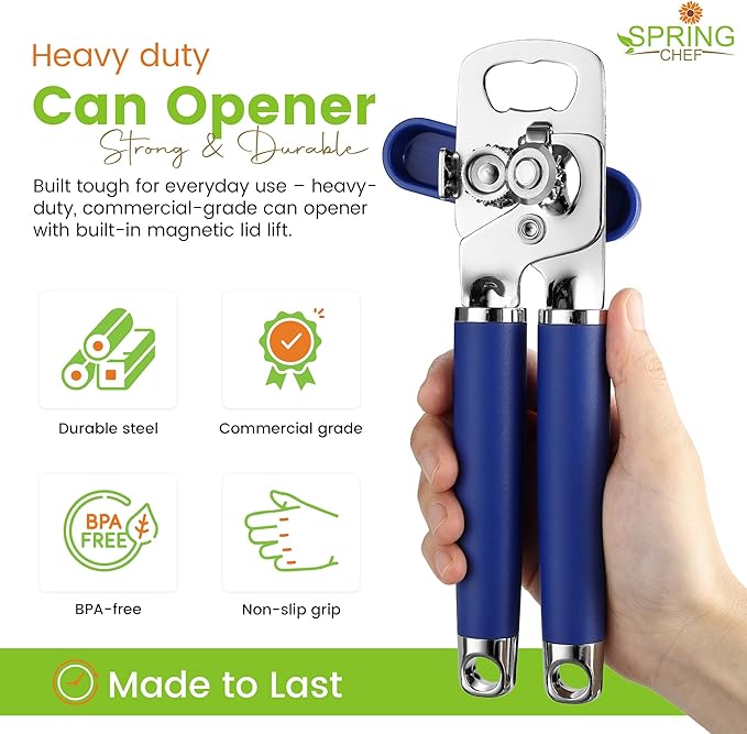 Spring Chef Stainless Steel Can Opener - Image 2