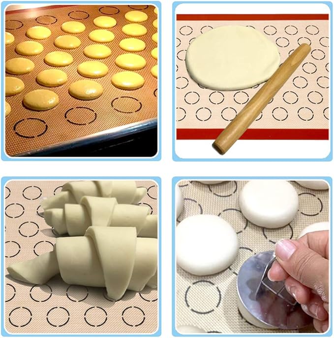 Baking Sheet with Cooling Rack and Silicone Baking Mat, 20 Inch Stainless Steel - Image 6