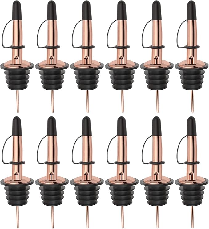Pafusen 12 Pack Liquor Bottle Pourers, Liquor Pour Spout - Image 2