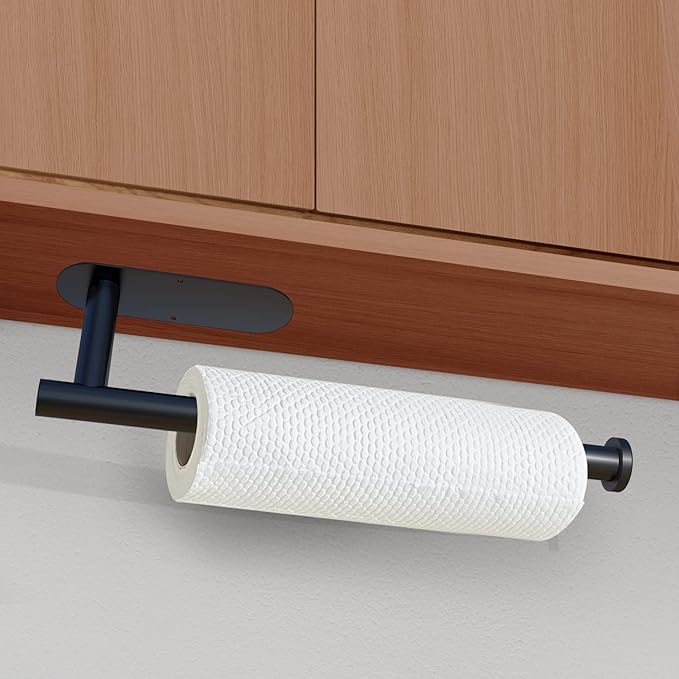 DEKAVA Paper Towel Holder Under Cabinet Wall Mount - Image 3