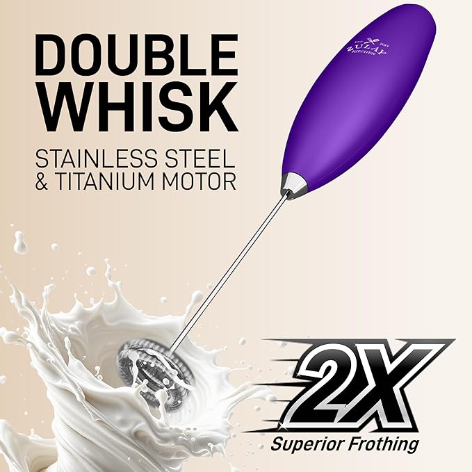 Zulay Kitchen Whisk Milk Frother - Image 4
