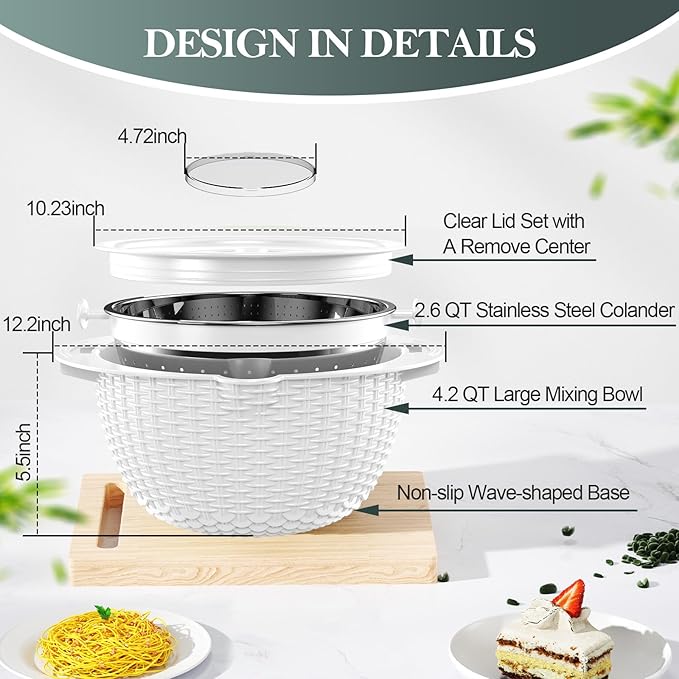 4-1 Colander with Bowl Set - Image 8