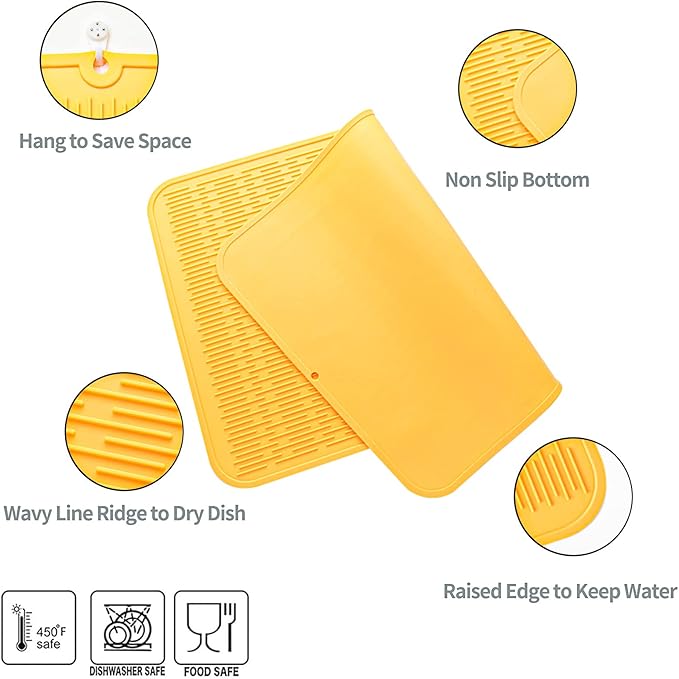 MicoYang Silicone Dish Drying Mat - Image 4