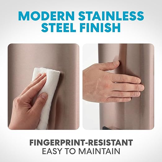SIMPLI-Magic 6L/1.6G Stainless Steel Bathroom Trash Can - Image 5