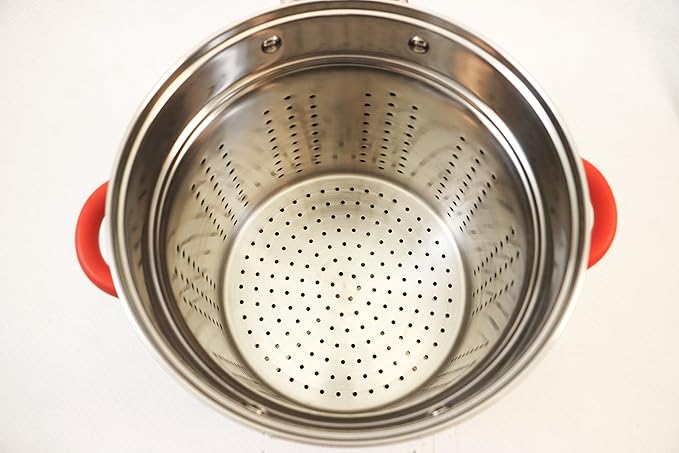 EXCELSTEEL 12 Qt Multifunction Stainless Steel Pasta Cooker - Image 3