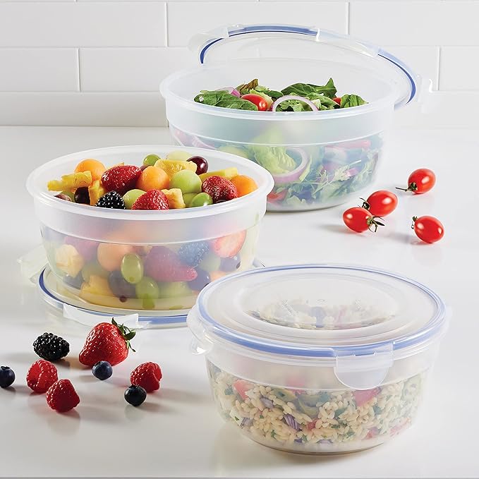 LocknLock Easy Essentials Food Storage lids/Airtight containers/Stackable - Image 2