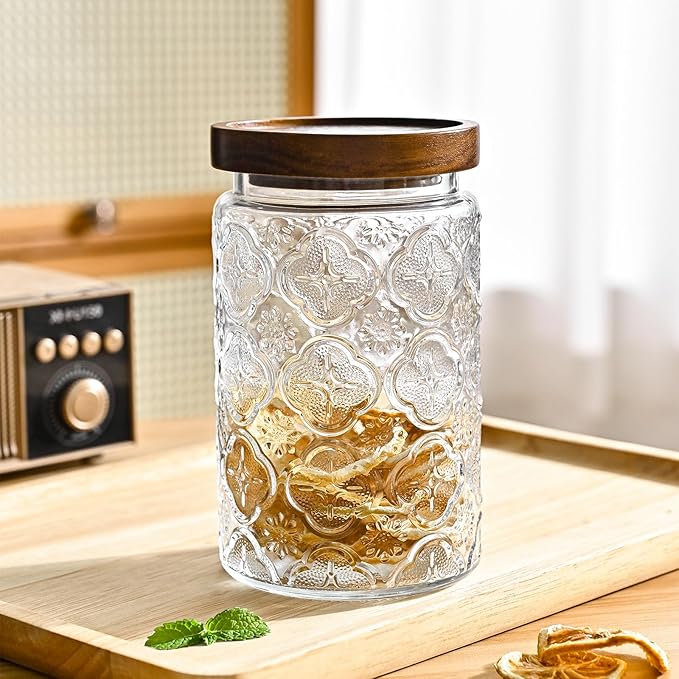 Adodeen 24oz Vintage Glass Jar - Image 6