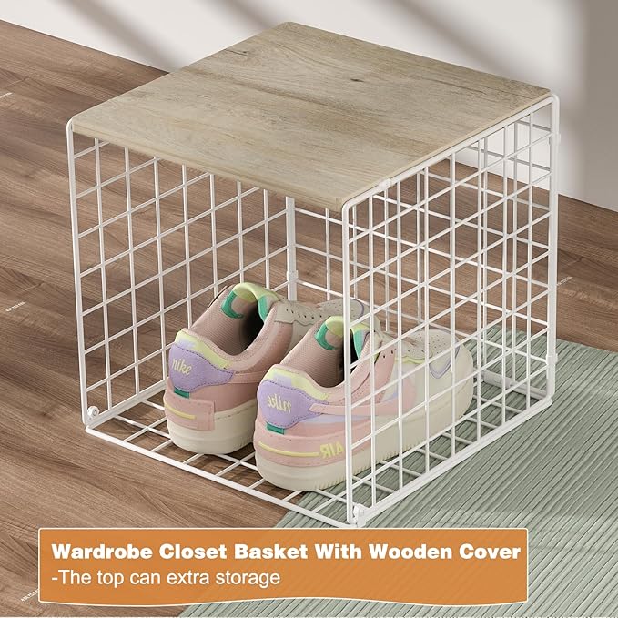 3PCS Stackable Closet Organizers and Storage, Closet Shelves - Image 4