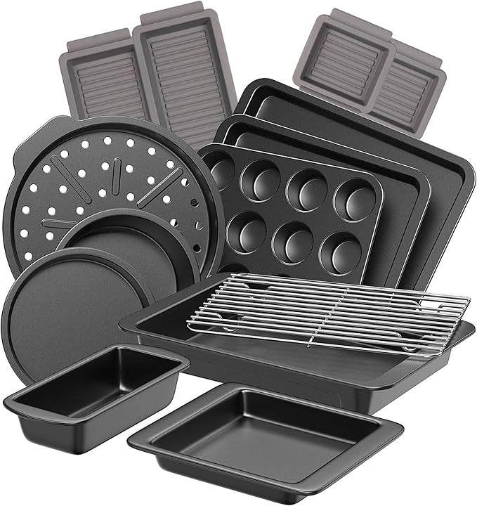 HONGBAKE Bakeware Sets, Baking Pans Set by HONGBAKE