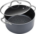 BEZIA 10 Quart Cooking Pot, Large Non Stick Induction Stock Pots by BEZIA