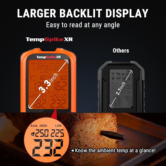 TempPro TempSpike 2000FT Wireless Meat Thermometer Digital - Image 8