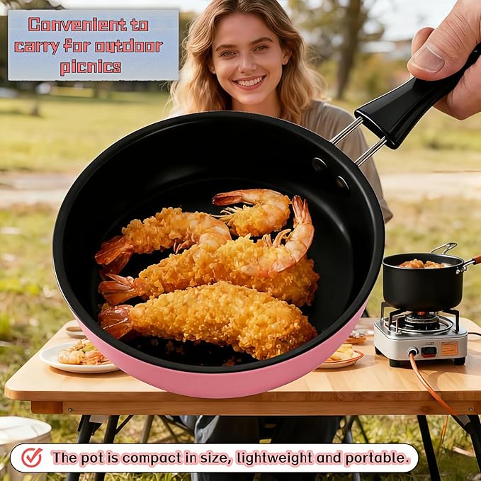 4.7 Inch Mini Frying Pan, Flat Bottom Design - Image 4