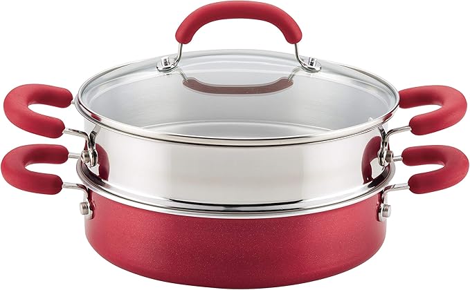 Rachael Ray Create Delicious Aluminum Nonstick Steam Set by RachaelRayKitchenware