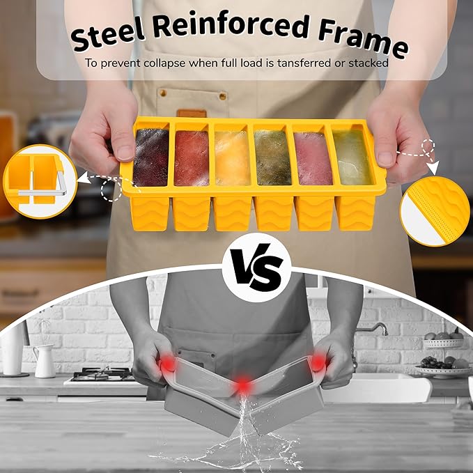 2-Pack Silicone Freezer Trays - Image 3