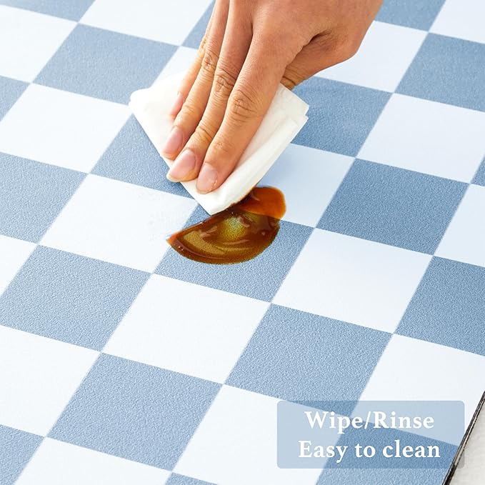 Checkered Dish Drying Mat for Kitchen Counter, Coffee Bar Station Accessories - Image 5