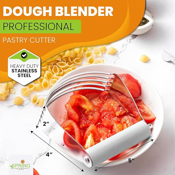 Spring Chef Professional White Dough Blender - Image 2