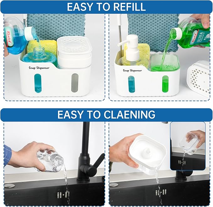 Hand Soap and Dish Soap Dispenser Set - Image 6